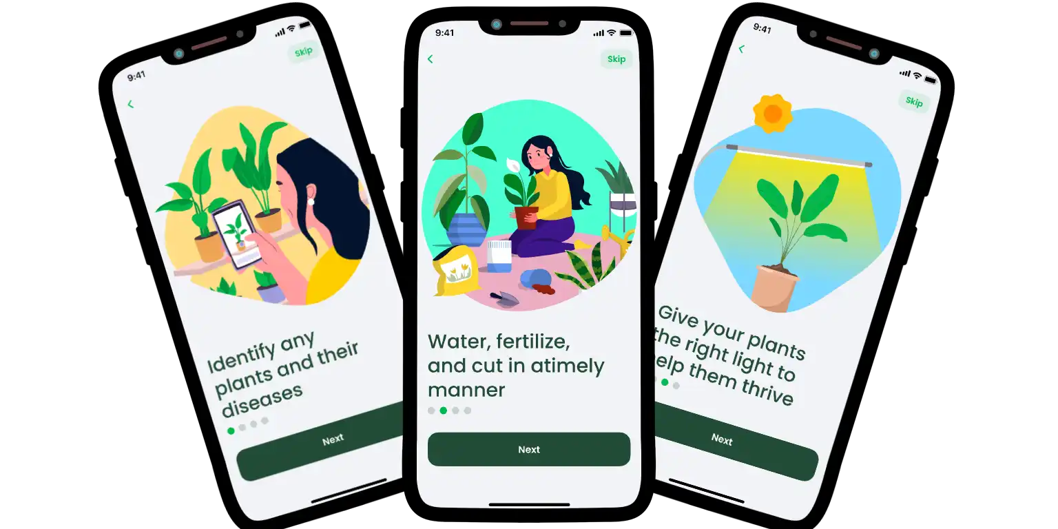AI Plant Finder interface.